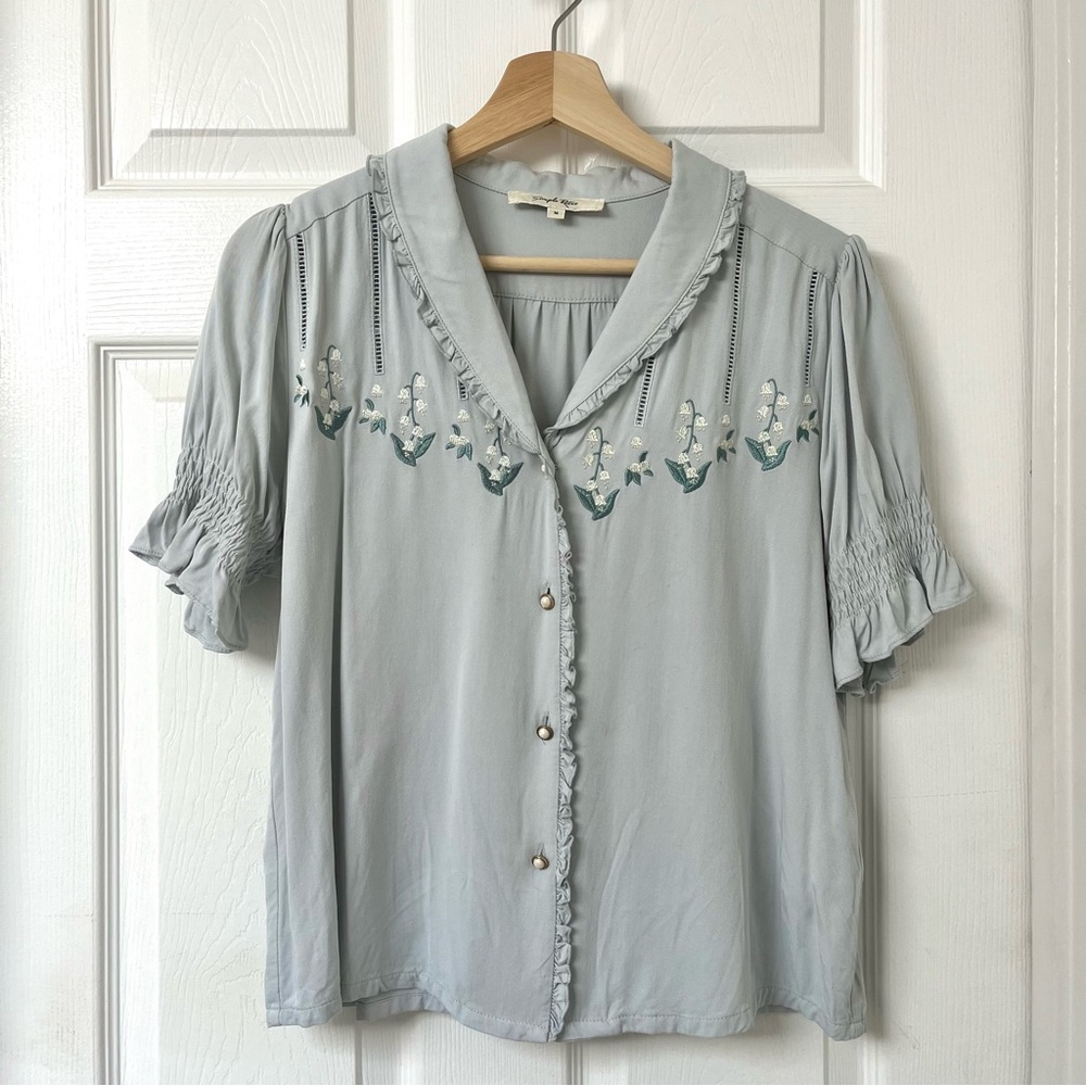Simple Retro Blouse